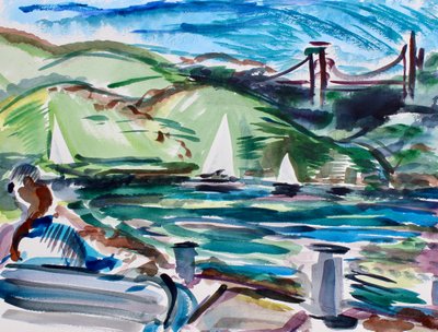 Barche a vela, Tiburon, 2017 da Richard Fox