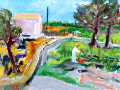Curando il vigneto, 2017 da Richard Fox