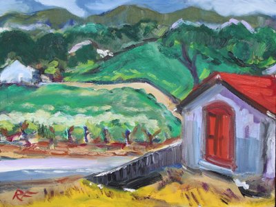La porta rossa, Sonoma da Richard Fox