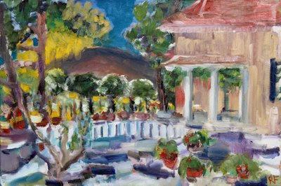 Portico della casa di Vallejo da Richard Fox