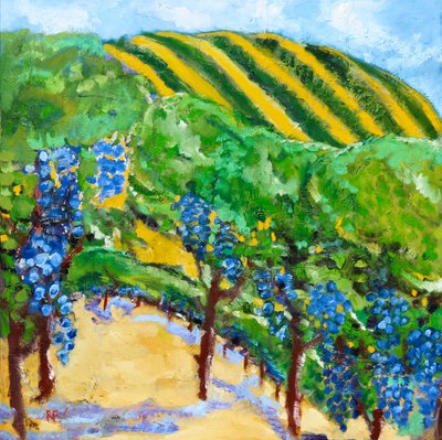 Vigneto e Colline Ondulate, 2019 da Richard Fox
