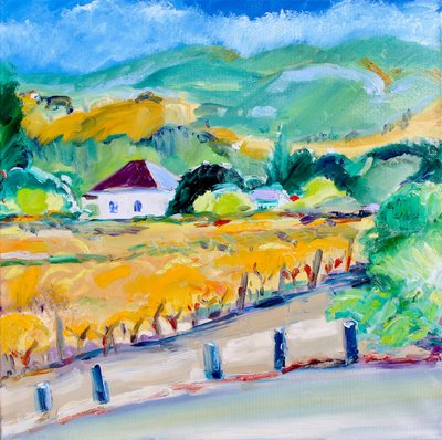 Vigneto in Autunno, Napa, 2020 da Richard Fox