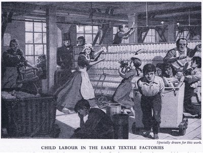 Lavoro minorile nelle prime fabbriche tessili da Richard Henry Brock