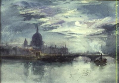 Veduta del Tamigi con St. Paul