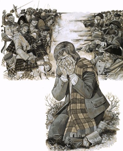 La battaglia di Culloden da Richard Hook