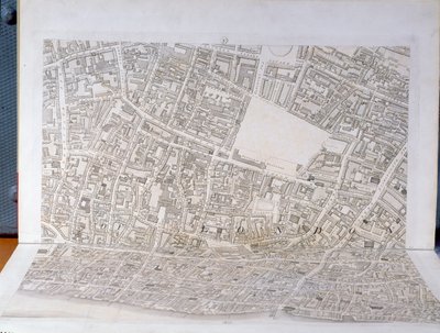 Piano della Città di Londra, pubblicato nel 1813 da Richard Horwood