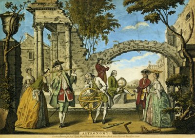 Astronomia, pub. da Robert Sayer (fl.1750-80) c.1750 da Richard Houston