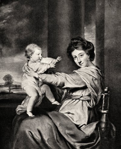 Caroline, Duchessa di Marlborough e figlia, XX secolo da Richard Houston