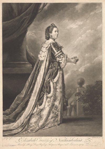 Elizabeth, Contessa di Northumberland da Richard Houston