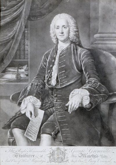 George Grenville (1712-70) da Richard Houston