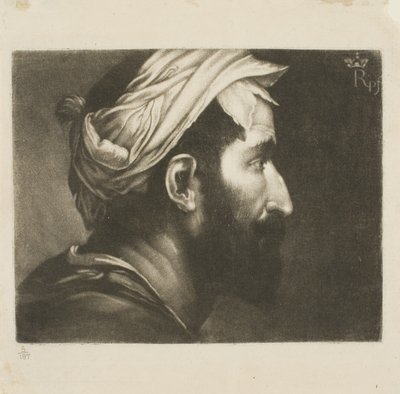 Testa di boia, dalla Sculptura di John Evelyn da Richard Houston