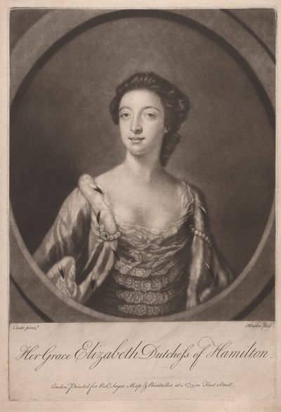 Sua Grazia Elizabeth Duchessa di Hamilton da Richard Houston