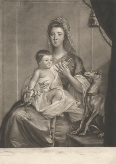 Lady Cathcart e il suo bambino da Richard Houston