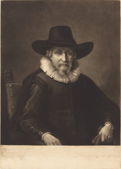 Il Borgomastro da Richard Houston after Rembrandt van Rijn