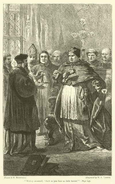 Wolsey rispose: Gente come voi ci porta poco favore da Richard Huttula