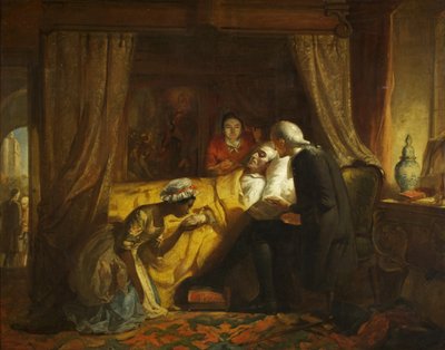 La Morte di Edward Colston, c.1844 da Richard J. Lewis