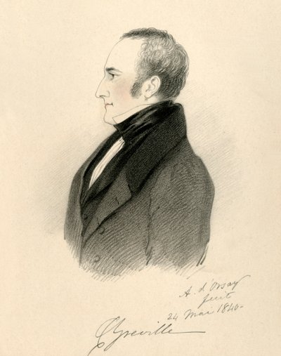 Charles Greville, 1840 da Richard James Lane