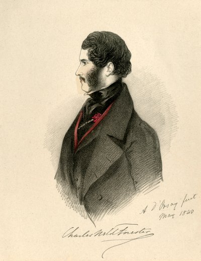Charles Weld Forester, 1840 da Richard James Lane