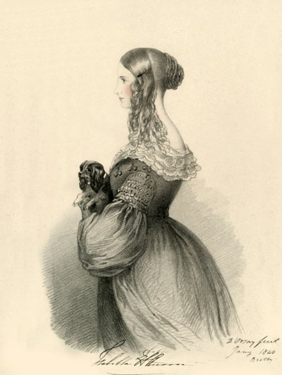 Isabella Anson, 1840 da Richard James Lane