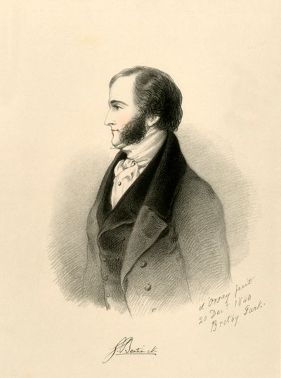 Lord George Bentinck, 1840 da Richard James Lane