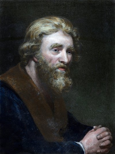 Ritratto di un uomo con la barba, XIX secolo da Richard James Lane