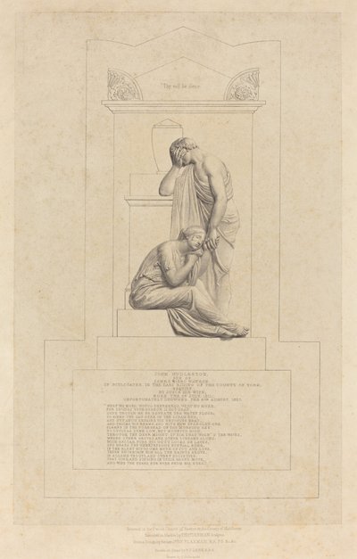 Monumento a John Hudleston da Richard James Lane after John Flaxman