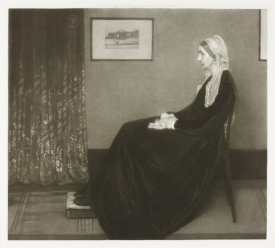 Composizione in grigio e nero n. 1: Ritratto della madre dell