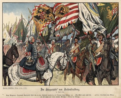 Celebrazione della vittoria nella battaglia di Hohenfriedeberg da Richard Knoetel