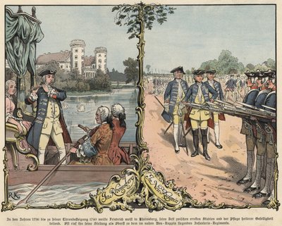 Principe ereditario Federico di Prussia a Rheinsberg e Neuruppin da Richard Knoetel