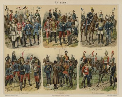 Cavalleria degli eserciti europei da Richard Knotel