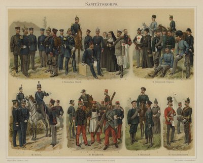 Corpo medico degli eserciti europei da Richard Knotel