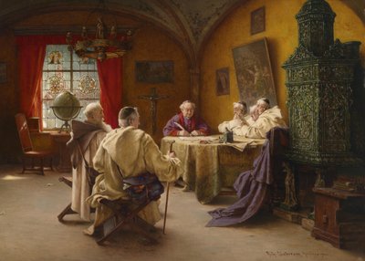 Scrittoio nel monastero da Richard Linderum