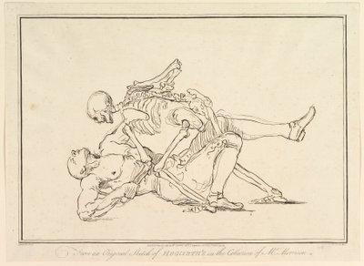 Da uno schizzo originale di William Hogarth nella collezione del signor Morrison, 1 marzo 1782 da Richard Livesay
