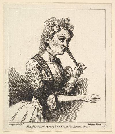 Donna sorpresa da Morning di Hogarth da Richard Livesay