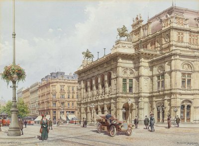 Vienna, Opernring, 1914 da Richard Moser