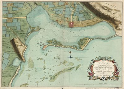 Disegno corretto dei porti di Port Royal e Kingston, con le chiavi e le secche adiacenti ecc. da un recente sondaggio accurato, di Mr. Richd Jones, ingegnere da Richard; Mynde Jones