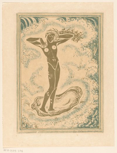 La nascita di Venere da Richard Nicolaüs Roland Holst (signed by artist)