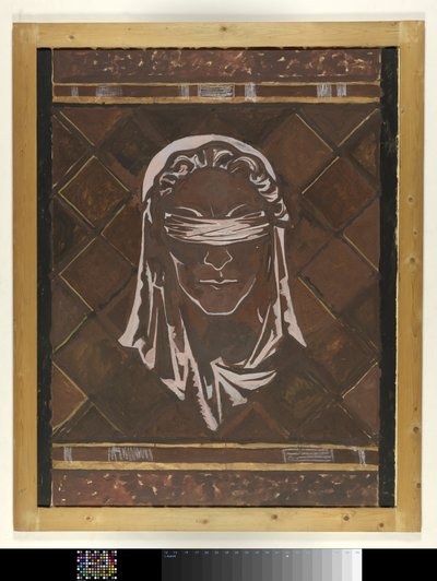 Testa della bendata Giustizia (dettaglio) da Richard Nicolaüs Roland Holst