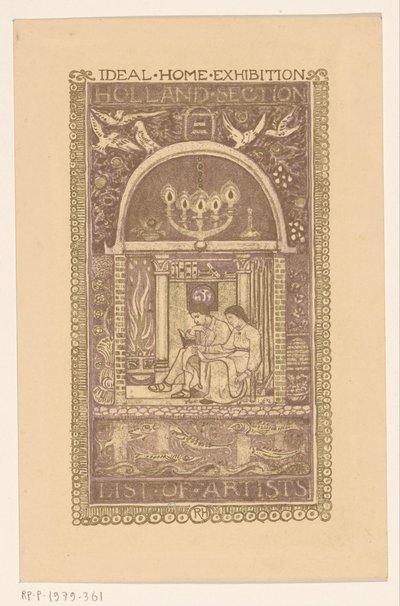 Progetto di copertina per: Catalogo della Ideal Home Exhibition, 1912 da Richard Nicolaüs Roland Holst