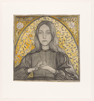 Ritratto di Harpje, 15 anni da Richard Nicolaüs Roland Holst