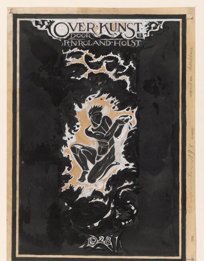 Secondo progetto per la copertina del libro Over Kunst, II, di R.N. Roland Holst da Richard Nicolaüs Roland Holst