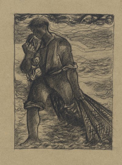 Pescatore con rete da Richard Nicolaüs Roland Holst