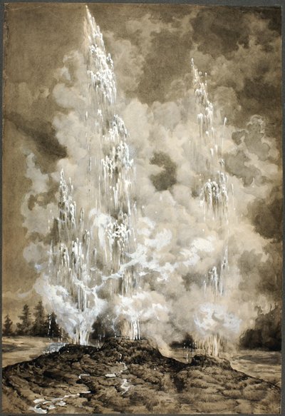 Geyser di Yellowstone da Richard Norris Brooke