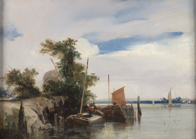 Chiattone su un fiume da Richard Parkes Bonington