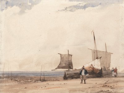 Scena di spiaggia da Richard Parkes Bonington