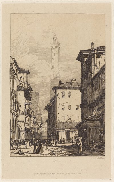 Bologna da Richard Parkes Bonington