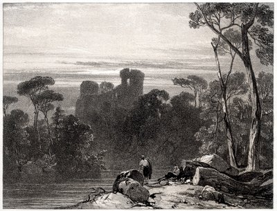 Castello di Bothwell, 1826 da Richard Parkes Bonington