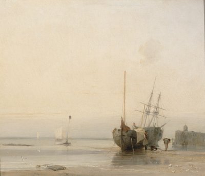 Molo di Calais, Francia da Richard Parkes Bonington