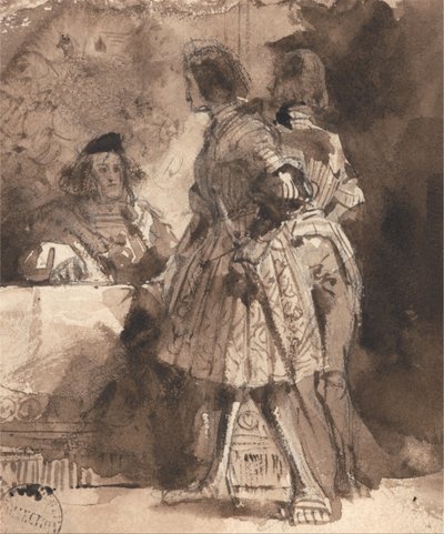 Goetz Von Berlichingen Davanti al Magistrato Imperiale da Richard Parkes Bonington