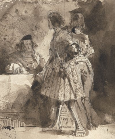 Goetz von Berlichingen davanti al Magistrato Imperiale da Richard Parkes Bonington